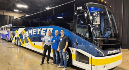 Ebmeyer Charter and Tour wins 2025 CBA Operator of the Year and adds a 2026 MCI J4500 motorcoach to their fleet, continuing a legacy of safe, reliable service.
