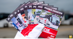Peoria Charter Coach is using collectible bus trading cards to create rider engagement, increase brand visibility, and build long-term customer interest beyond the ride itself.
